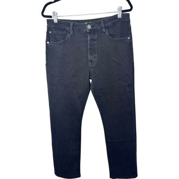 JNCO MCMLXXV Slim Straight Black Button Fly Jeans Men’s Size 31 Classic Neutral - Picture 2 of 16